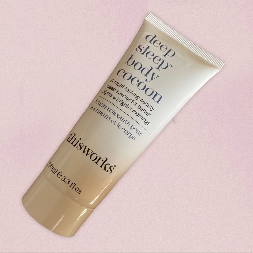 New this works deep sleep body cocoon lotion
